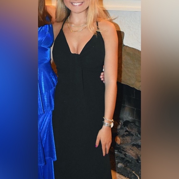 Maxi Black Dress - Picture 1 of 2